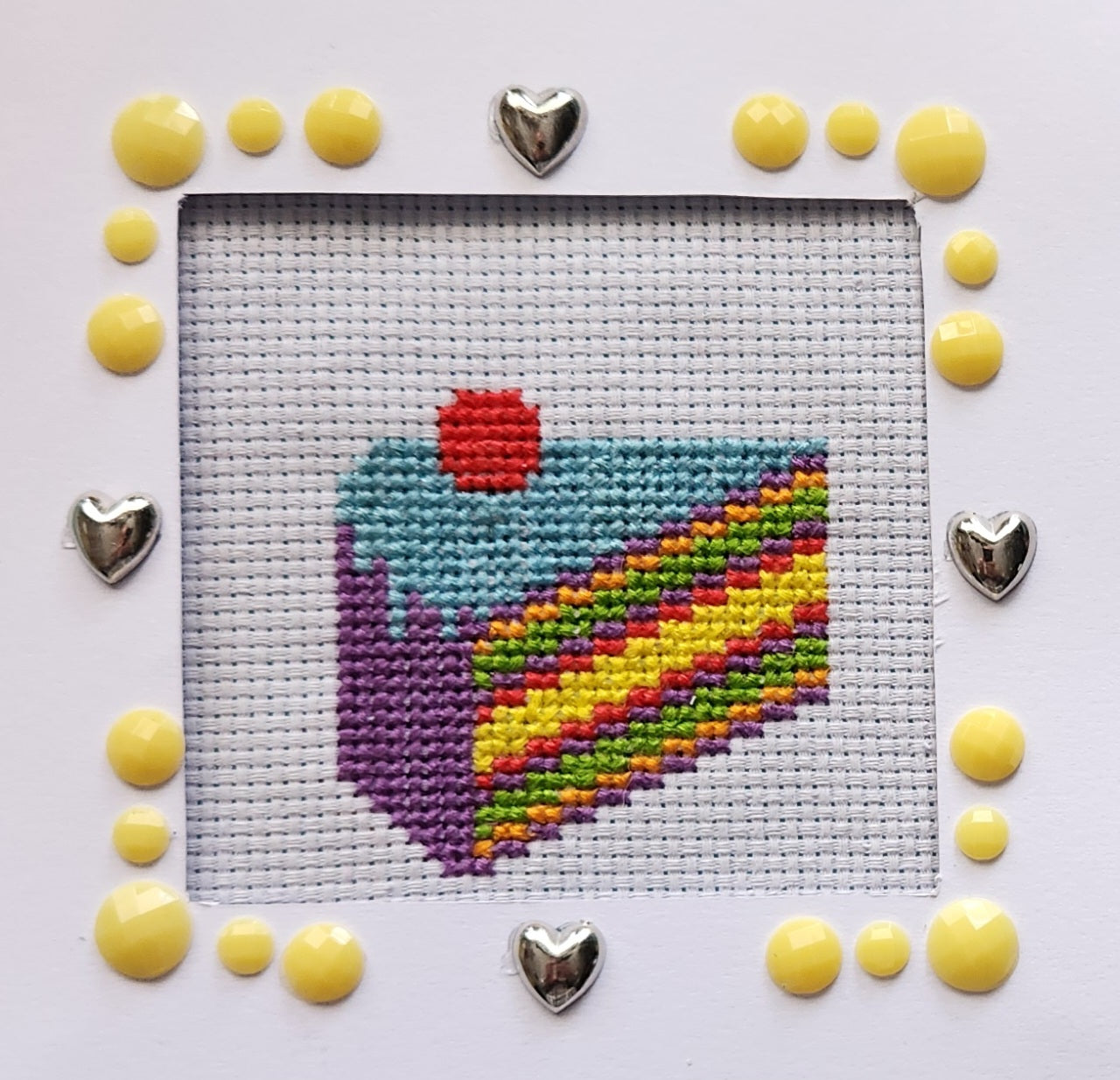 Rainbow Cake Card